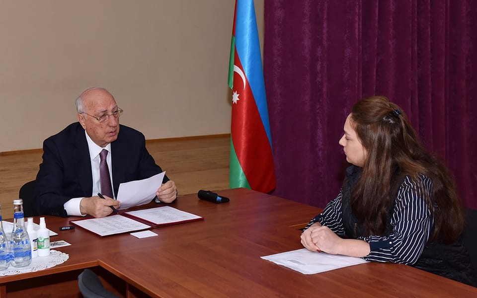 Zakir Fərəcov növbəti səyyar qəbul keçirdi - FOTOLAR