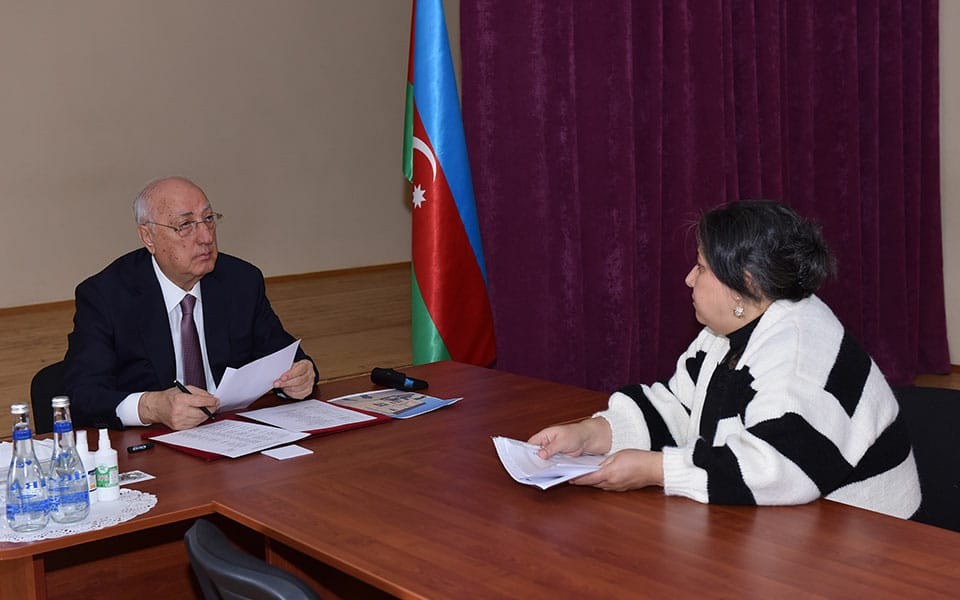 Zakir Fərəcov növbəti səyyar qəbul keçirdi - FOTOLAR