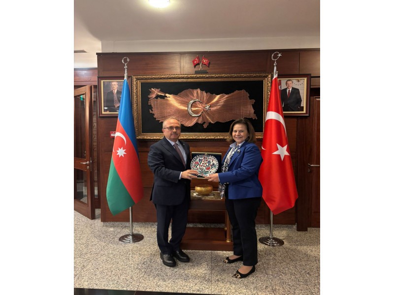 Hakan Fidanın müavini Bakıya gəlib - FOTOLAR