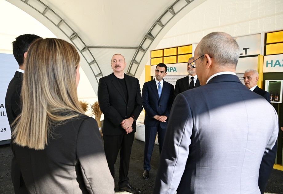 İmişlidə “Promalt” MMC-nin arpa emalı müəssisəsi istifadəyə verildi - FOTOLAR