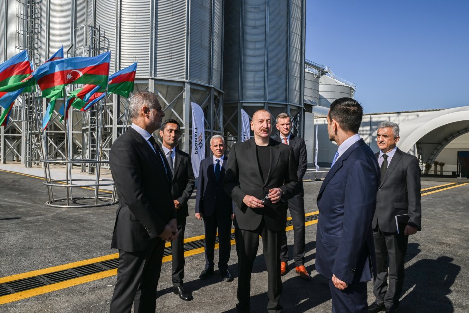 İmişlidə “Promalt” MMC-nin arpa emalı müəssisəsi istifadəyə verildi - FOTOLAR