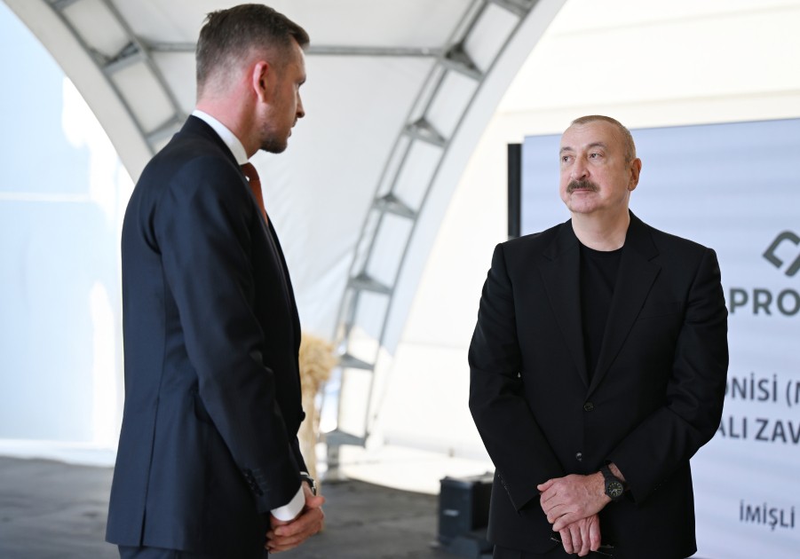 İmişlidə “Promalt” MMC-nin arpa emalı müəssisəsi istifadəyə verildi - FOTOLAR