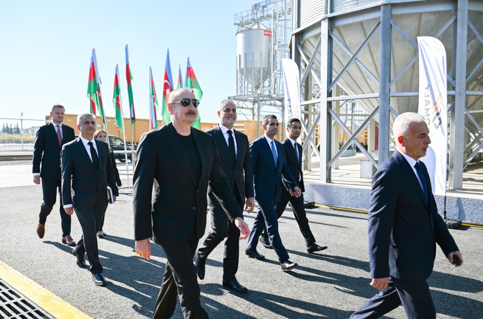 İmişlidə “Promalt” MMC-nin arpa emalı müəssisəsi istifadəyə verildi - FOTOLAR