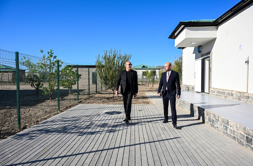 İlham Əliyev Zəngilanda kəndlərin açılışında iştirak etdi - FOTOLAR