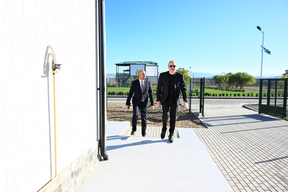 İlham Əliyev Zəngilanda kəndlərin açılışında iştirak etdi - FOTOLAR