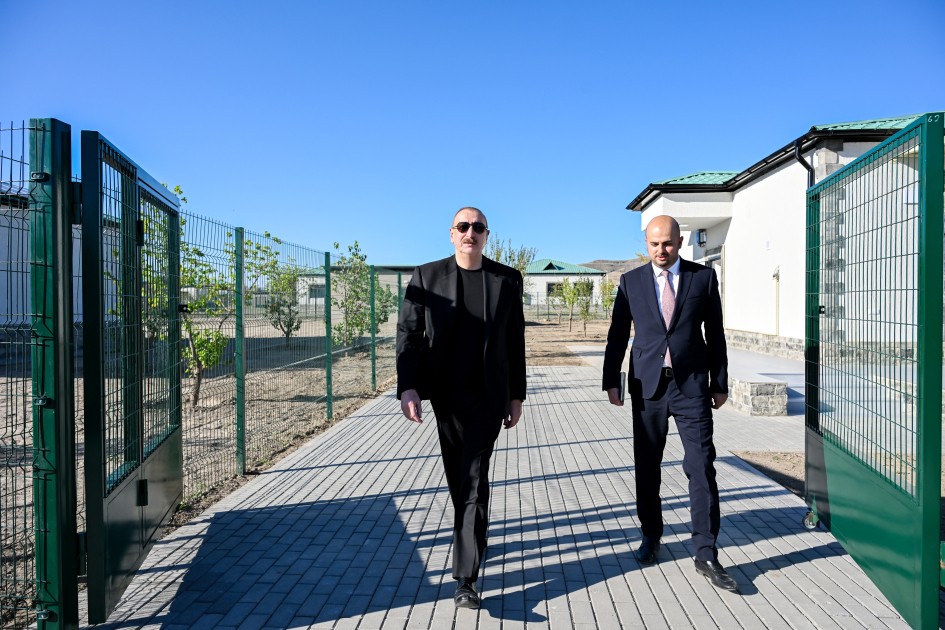 İlham Əliyev Zəngilanda kəndlərin açılışında iştirak etdi - FOTOLAR