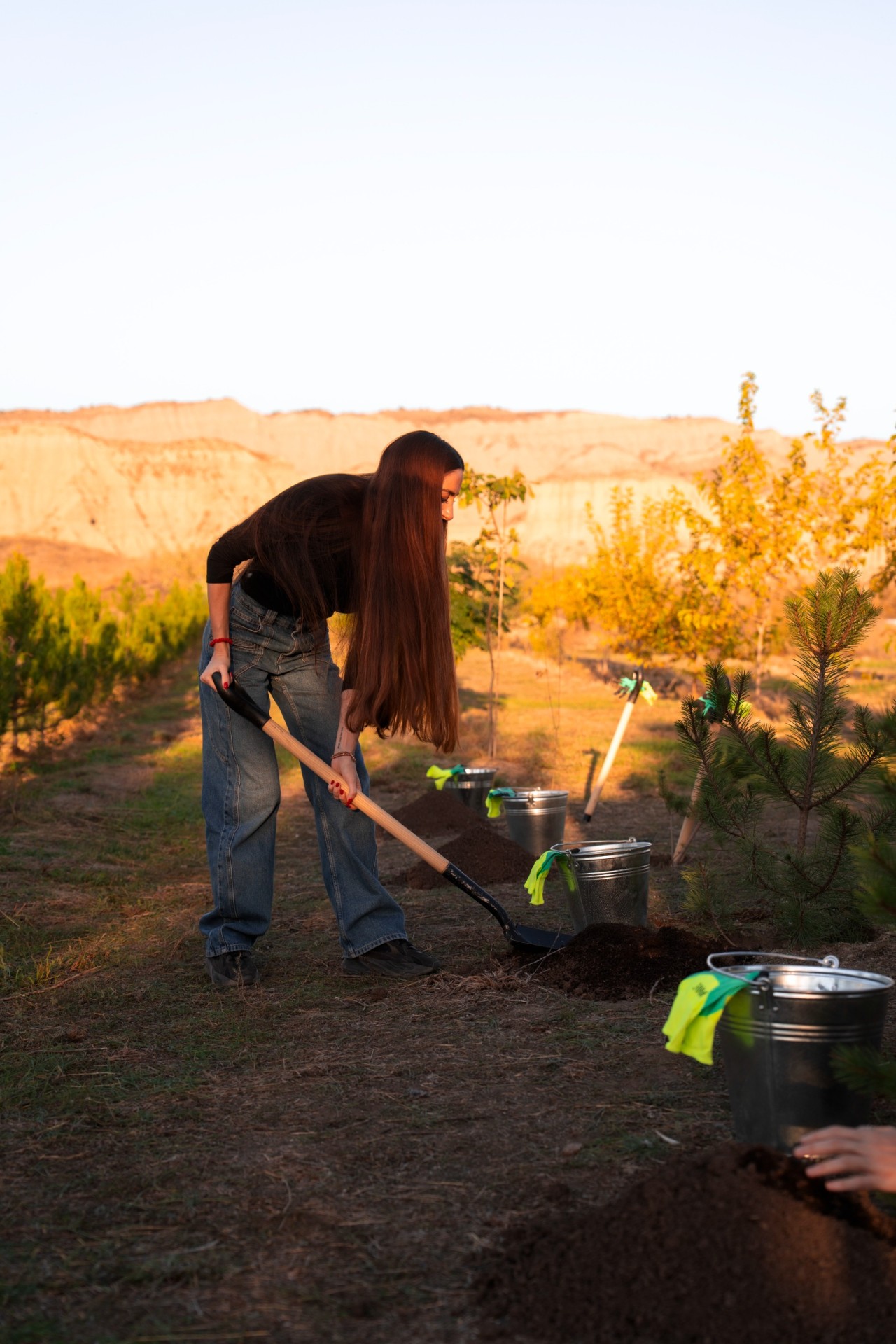 Leyla və Arzu Əliyevalar Axar-Baxar Milli Parkının açılışında - FOTOLAR