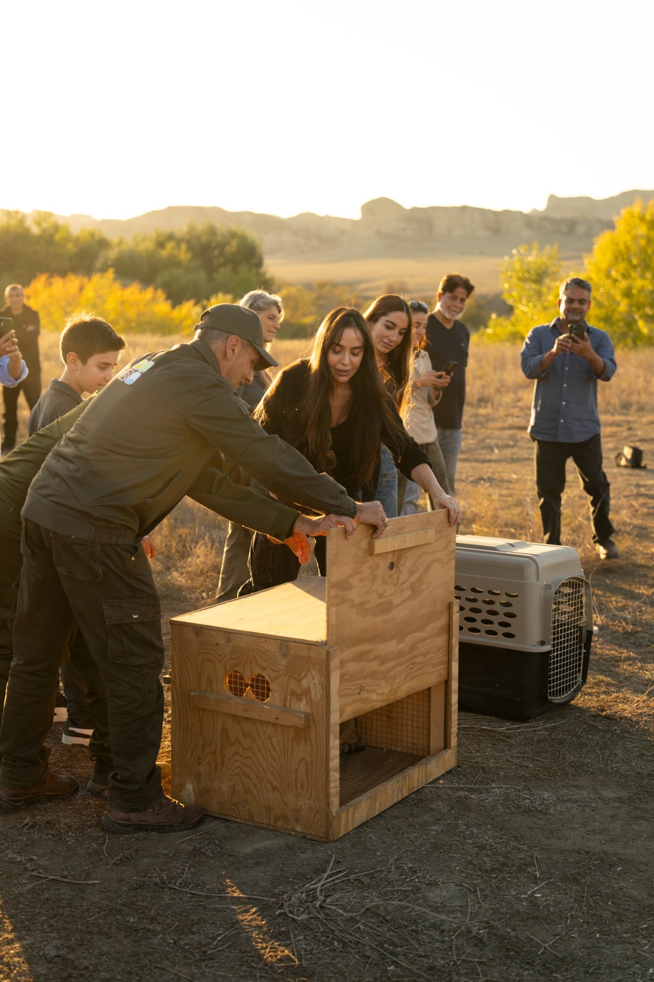 Leyla və Arzu Əliyevalar Axar-Baxar Milli Parkının açılışında - FOTOLAR