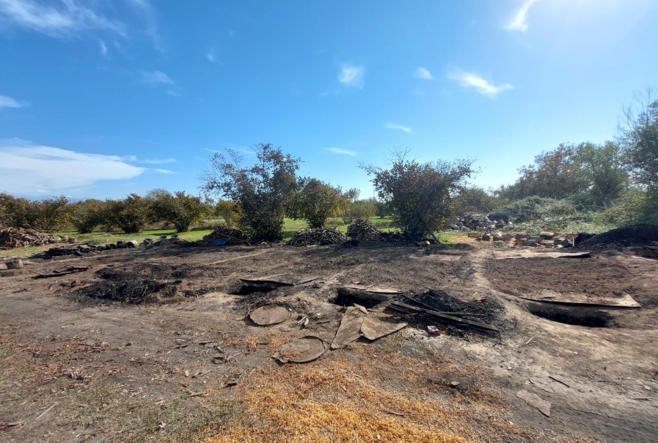 Oğuzda qanunsuz kömür quyuları aşkarlandı - FOTO