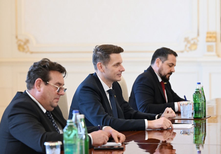 İlham Əliyev Rumıniya Parlamenti Senatının sədrini qəbul etdi - FOTOLAR