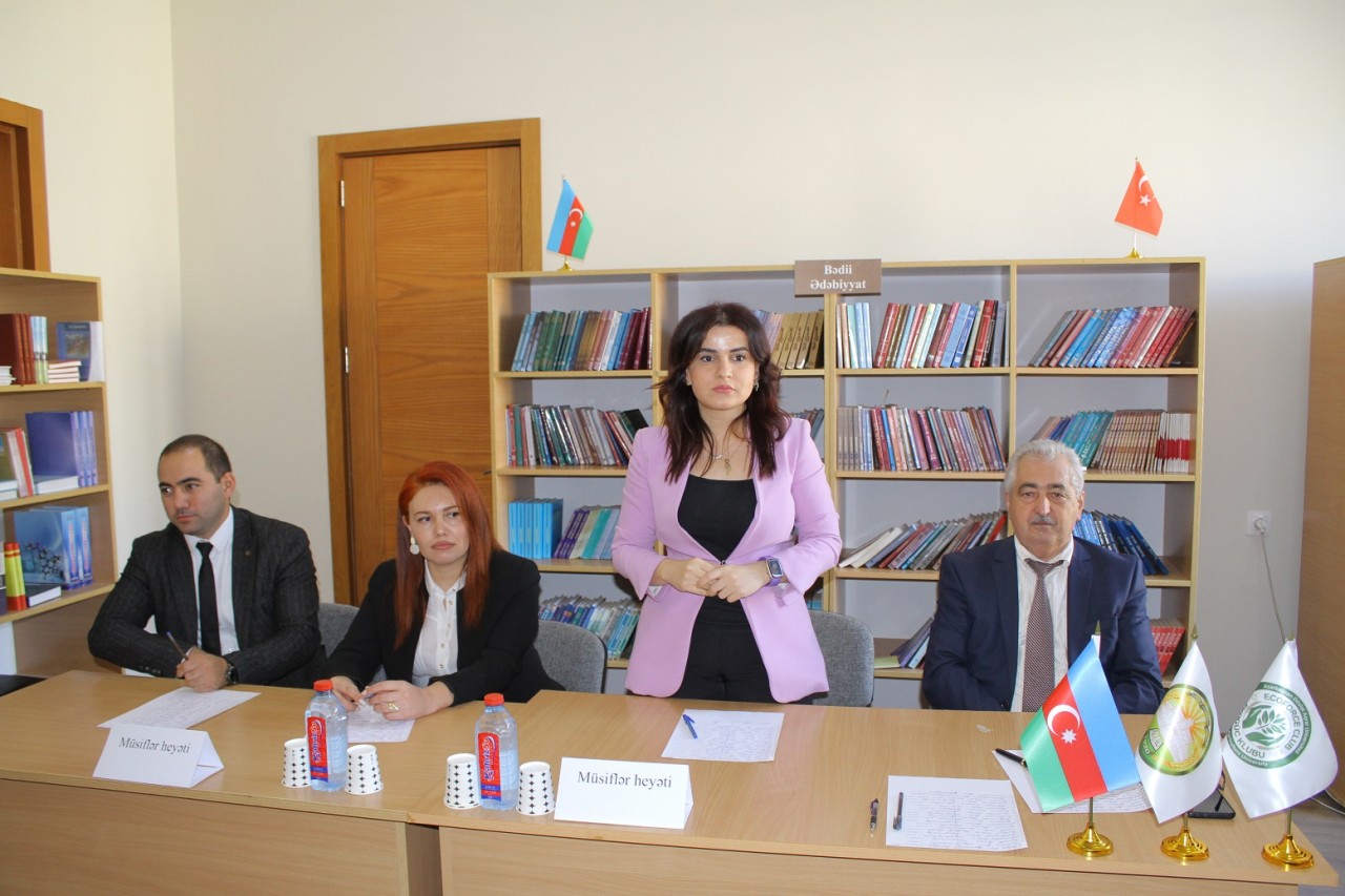 ADAU-da “Eko yazı” müsabiqəsinin qalibləri müəyyənləşib - FOTOLAR