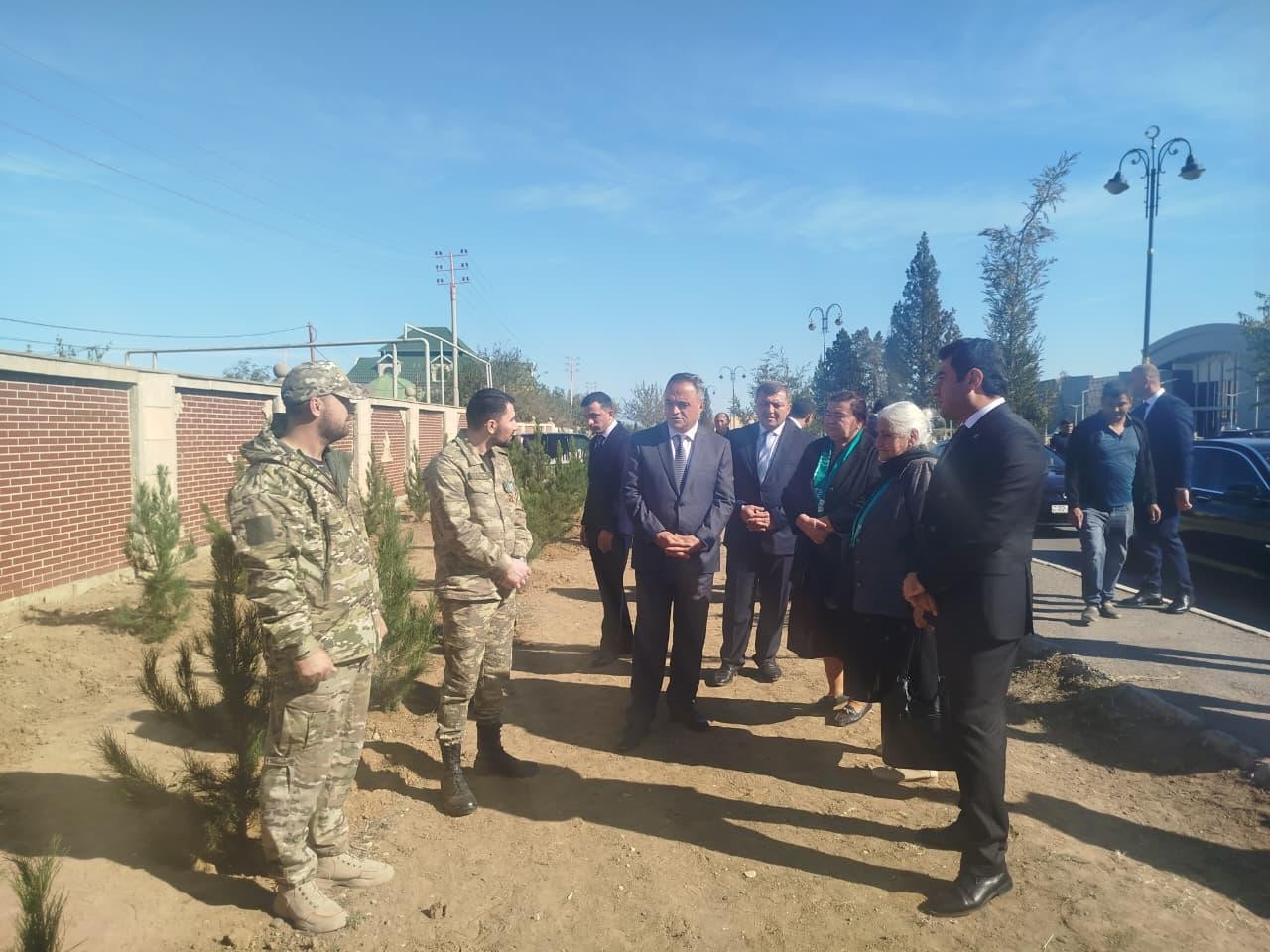 Goranboyda Zəfər Günü ilə bağlı ağacəkmə aksiyası keçirildi - FOTOLAR
