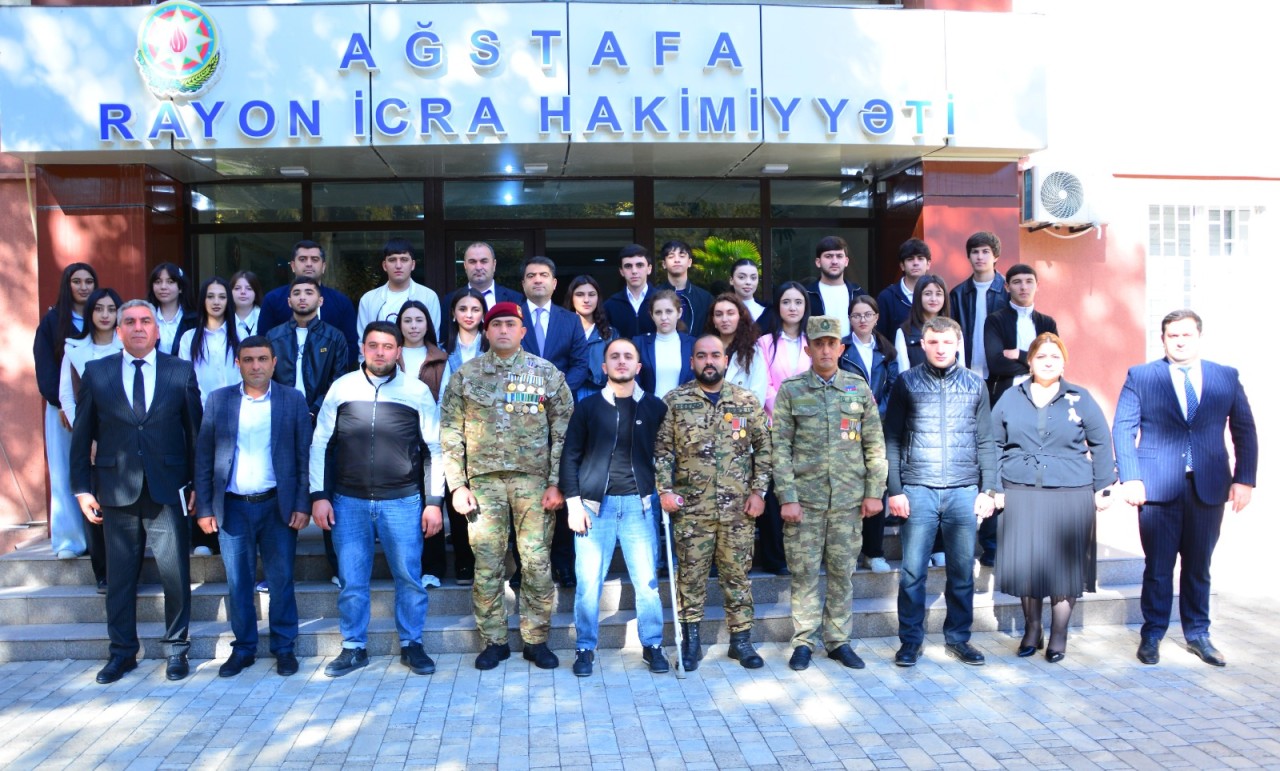 Ağstafa RİH-də Zəfər Gününə həsr olunmuş tədbir keçirilib - FOTOLAR