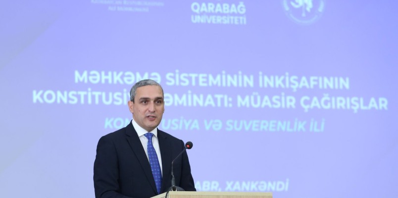 İnam Kərimov Qarabağ Universitetində çıxış etdi - FOTOLAR