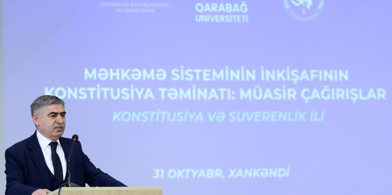 İnam Kərimov Qarabağ Universitetində çıxış etdi - FOTOLAR