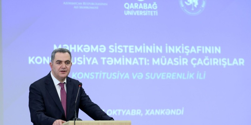 İnam Kərimov Qarabağ Universitetində çıxış etdi - FOTOLAR