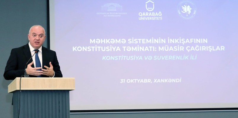 İnam Kərimov Qarabağ Universitetində çıxış etdi - FOTOLAR