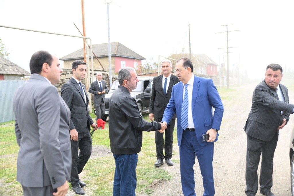 Taleh Qaraşov şəhidin anım günündə iştirak edib - FOTOLAR