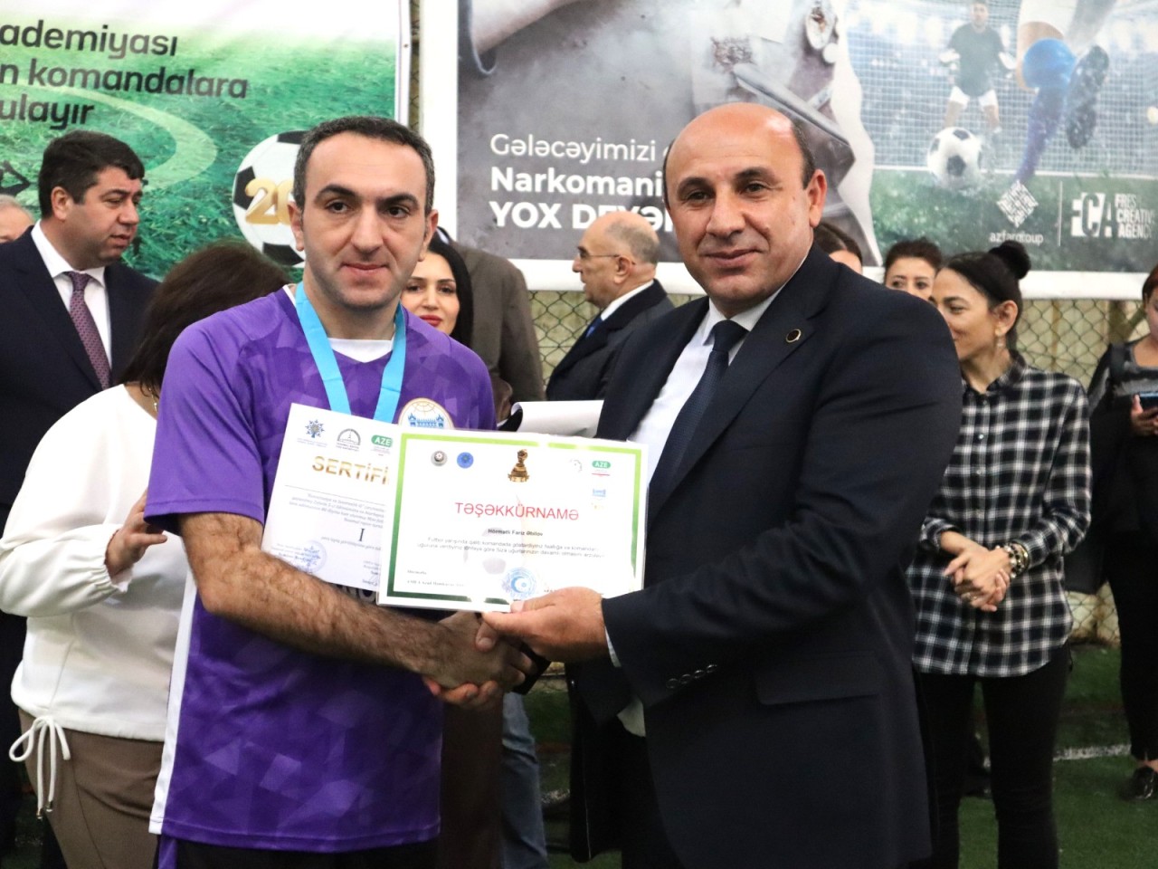 Yasamal rayonunda idman yarışlarının bağlanış mərasimi keçirilib - FOTOLAR