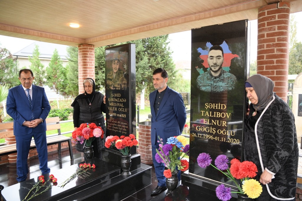 Taleh Qaraşov şəhidlərin anım günündə iştirak etdi - FOTOLAR