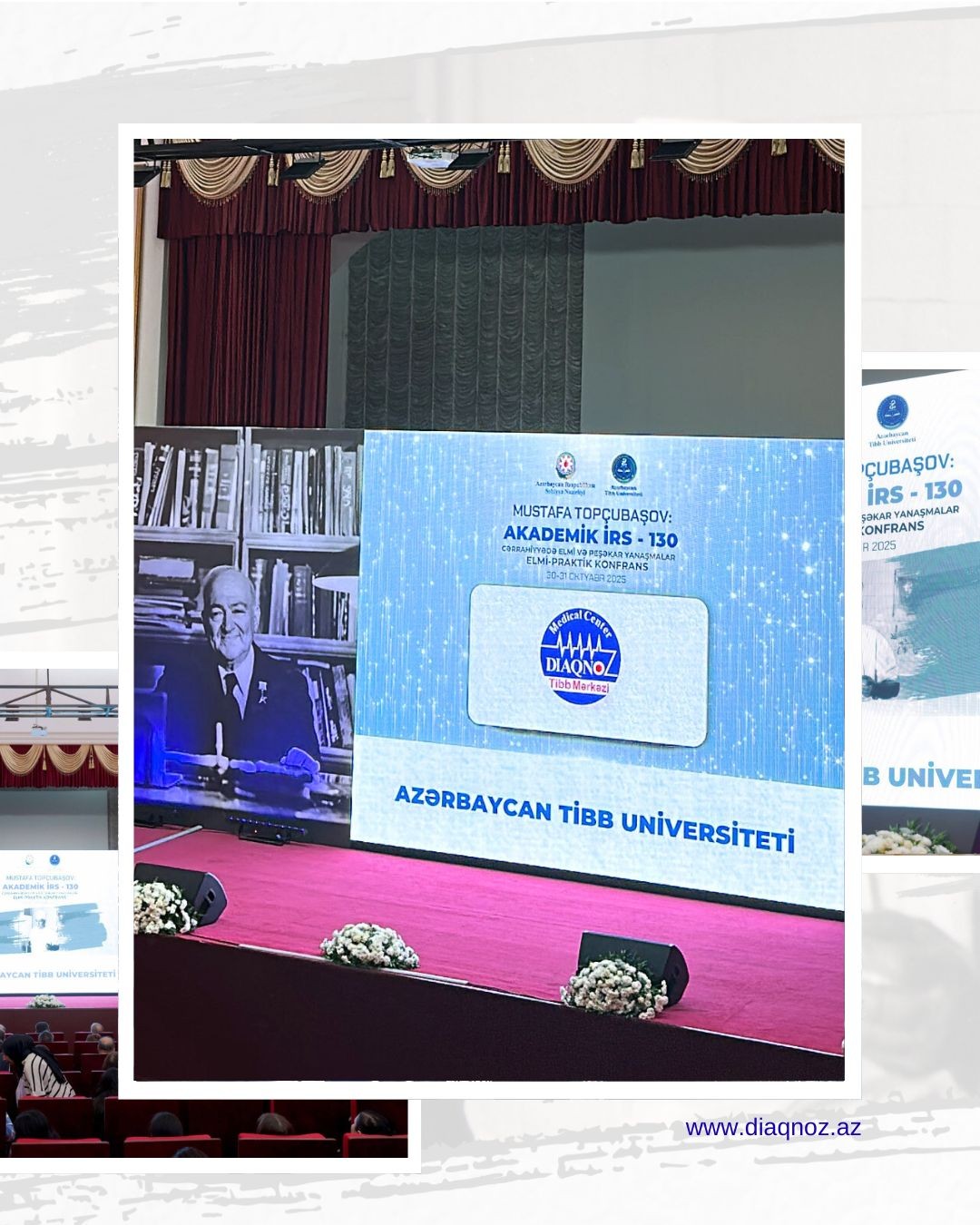 Diaqnoz Tibb Mərkəzi Mustafa Topçubaşova həsr olunmuş konfransda - FOTOLAR