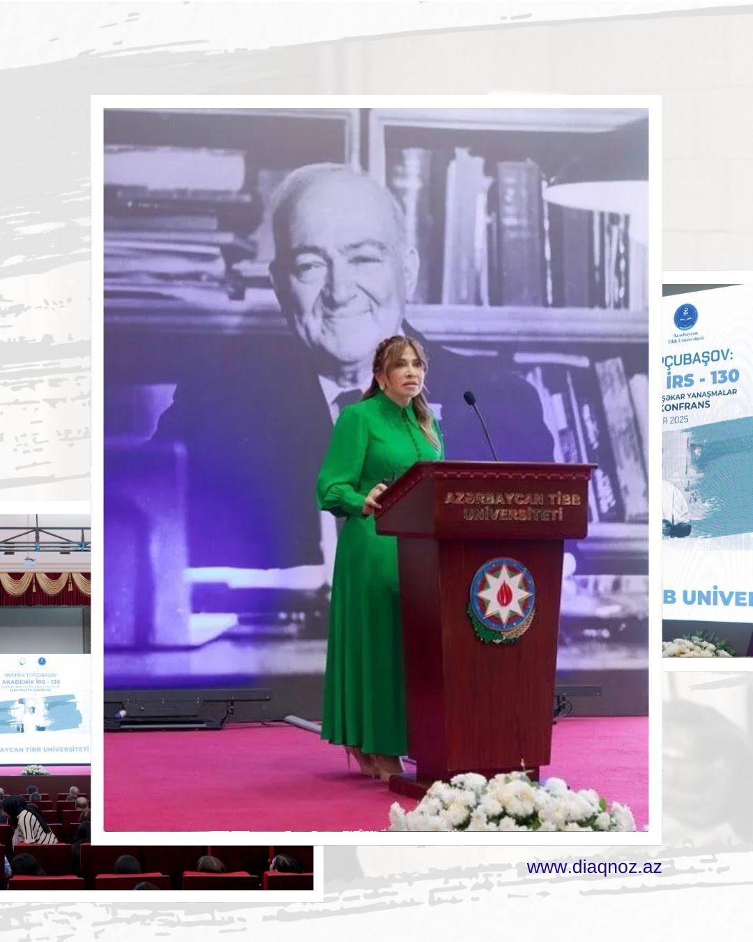 Diaqnoz Tibb Mərkəzi Mustafa Topçubaşova həsr olunmuş konfransda - FOTOLAR