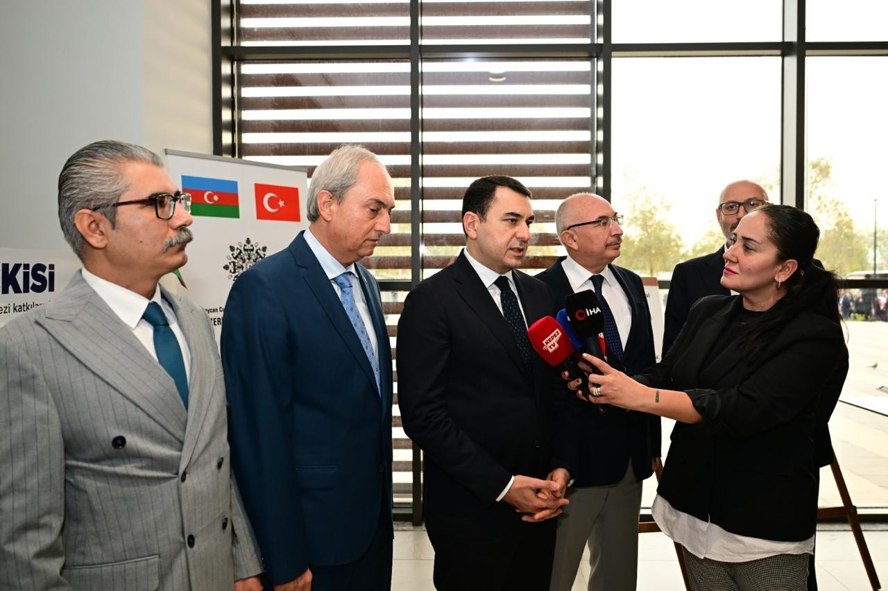 Antalya Kitabxanasında Azərbaycan bölməsinin açılışı olub - FOTOLAR