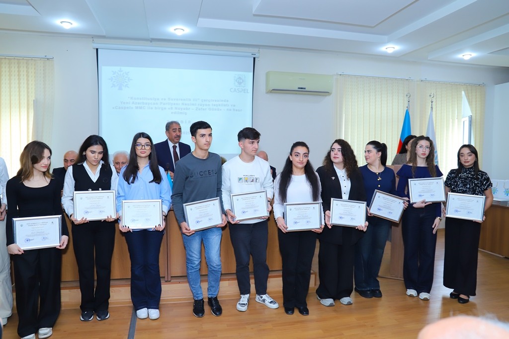 YAP Nəsimi rayon təşkilatı Zəfər Gününə həsr olunmuş tədbir keçirdi - FOTOLAR