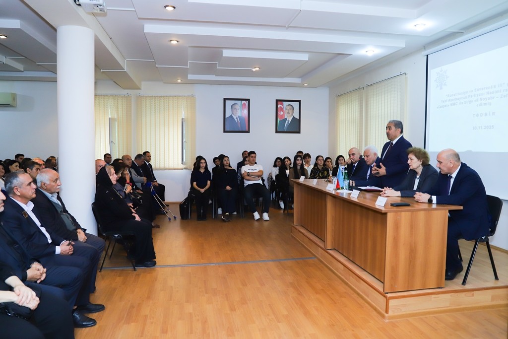 YAP Nəsimi rayon təşkilatı Zəfər Gününə həsr olunmuş tədbir keçirdi - FOTOLAR