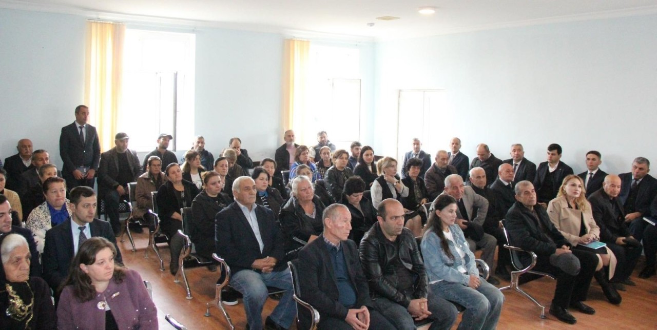 Goranboyda səyyar qəbul Fəxralı kəndində keçirildi - FOTOLAR