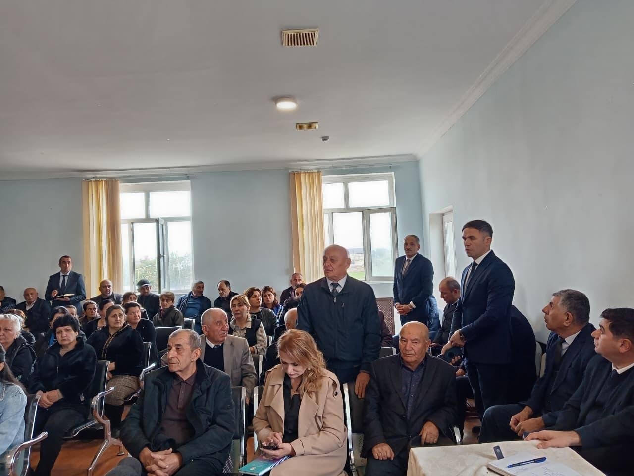 Goranboyda səyyar qəbul Fəxralı kəndində keçirildi - FOTOLAR