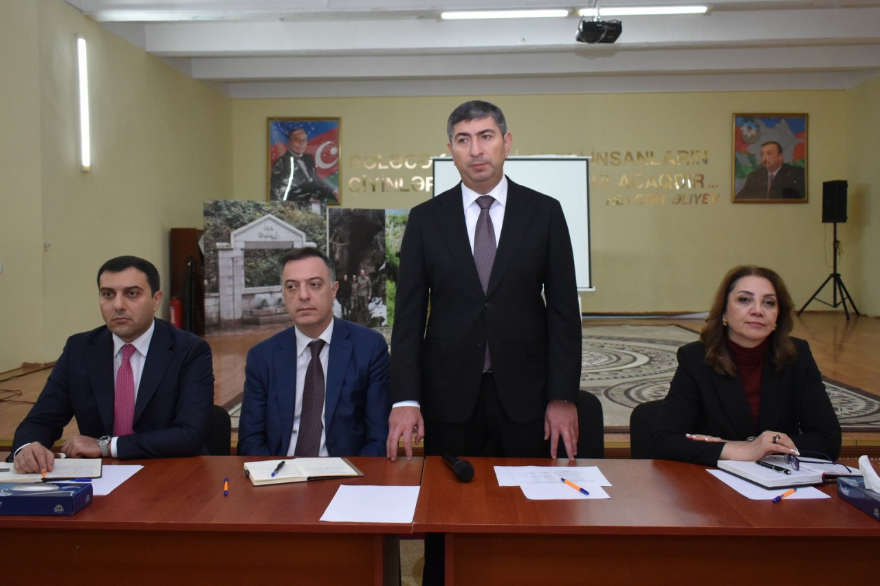 İcra başçısı Elşad Həsənov sakinlərlə görüşdü - FOTOLAR