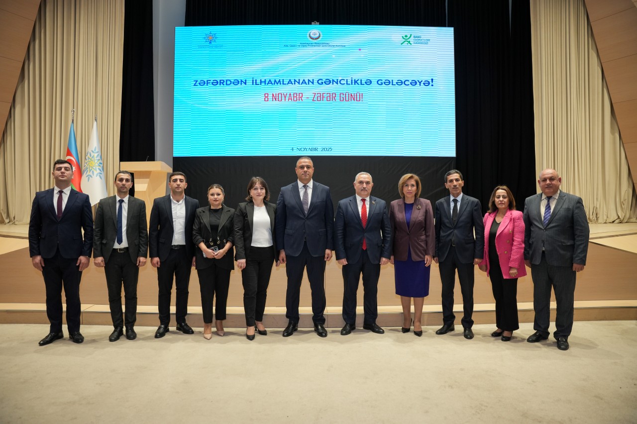 “Zəfərdən ilhamlanan gəncliklə gələcəyə” adlı konfrans keçirildi - FOTOLAR