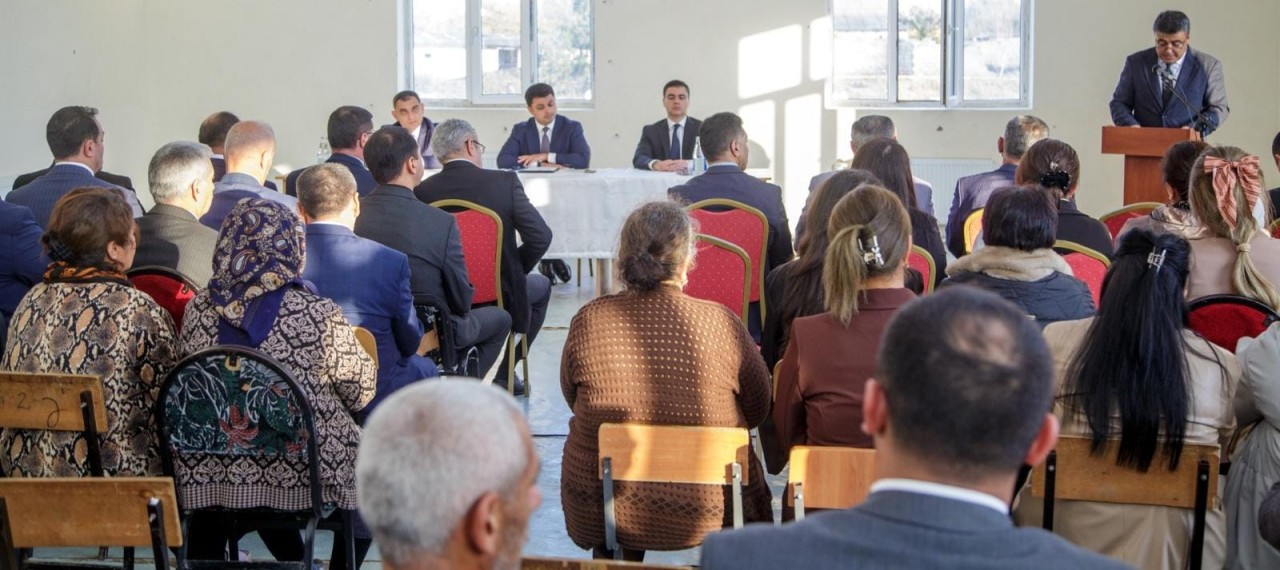 Neftçalanın icra başçısı səyyar görüş keçirib - FOTOLAR