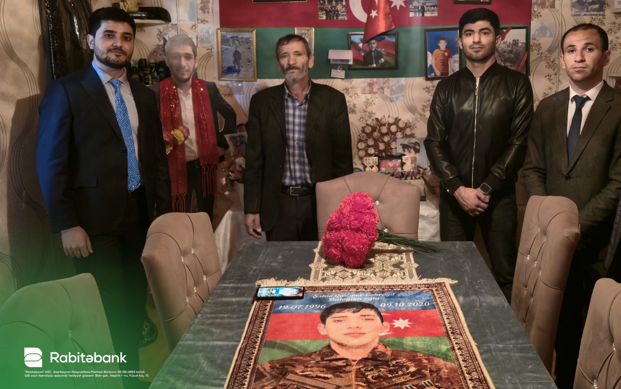 "Rabitəbank" Zəfər Günü ərəfəsində şəhid ailələrini ziyarət edib - FOTOLAR