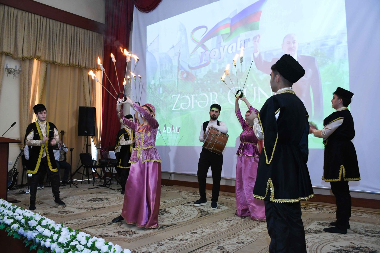 ADAU-da Zəfər Günü münasibətilə təntənəli tədbir keçirilib - FOTOLAR