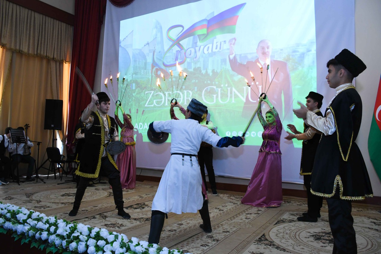 ADAU-da Zəfər Günü münasibətilə təntənəli tədbir keçirilib - FOTOLAR