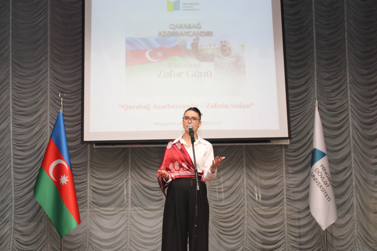 Mingəçevir Dövlət Universitetində Zəfər Günü qeyd olunub - FOTOLAR