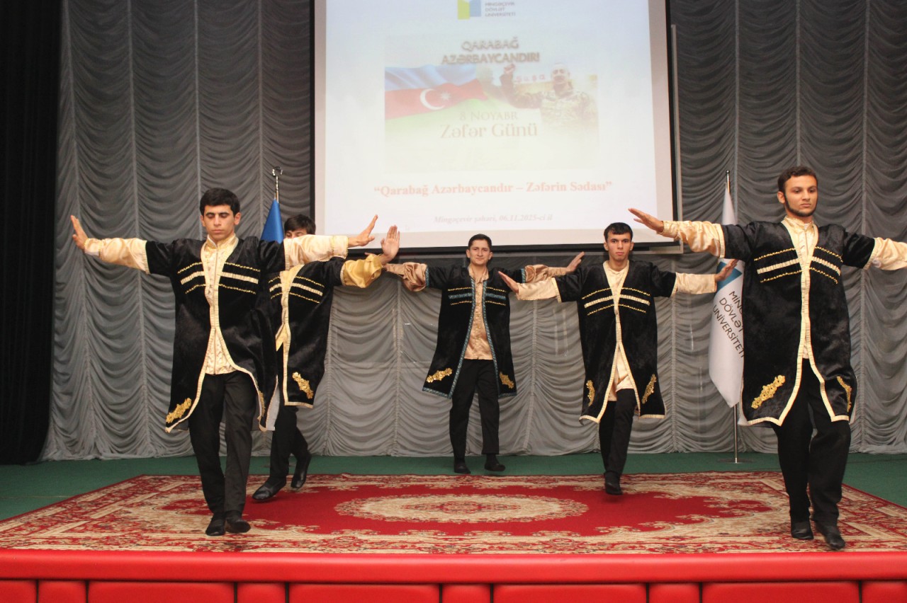 Mingəçevir Dövlət Universitetində Zəfər Günü qeyd olunub - FOTOLAR