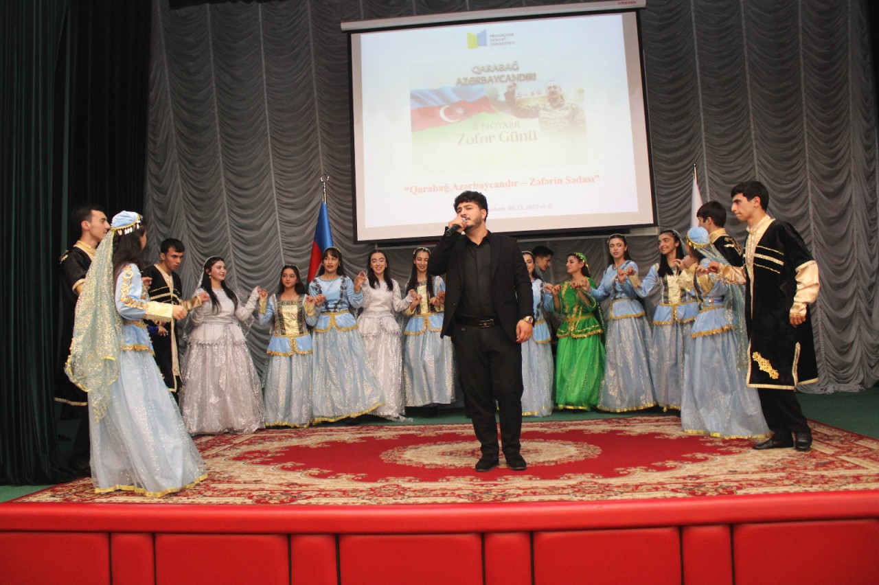 Mingəçevir Dövlət Universitetində Zəfər Günü qeyd olunub - FOTOLAR