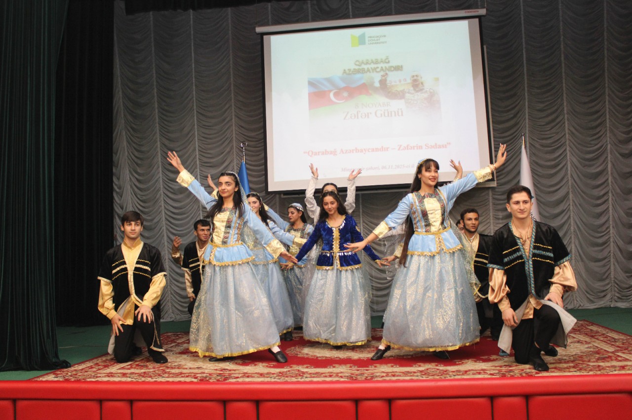Mingəçevir Dövlət Universitetində Zəfər Günü qeyd olunub - FOTOLAR
