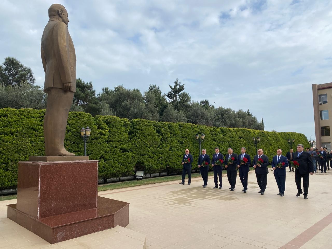 Xəzər rayonunda Zəfər Günü münasibətilə tədbir keçirilib - FOTOLAR