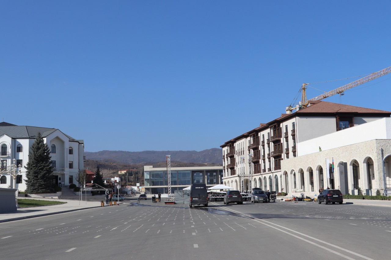 Xankəndi Zəfər Gününə belə hazırlaşır - FOTOLAR