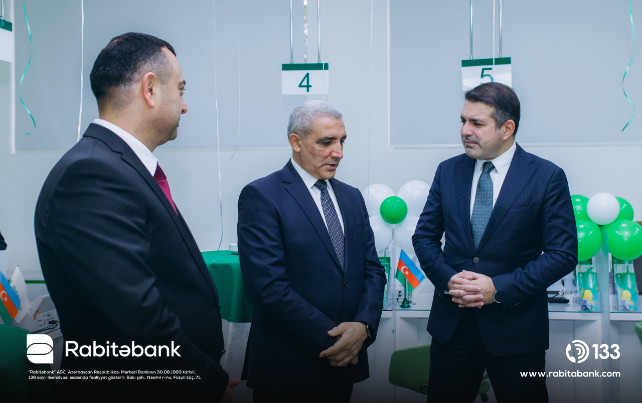"Rabitəbank" yeni konseptli Naxçıvan filialının açılışını etdi - FOTOLAR