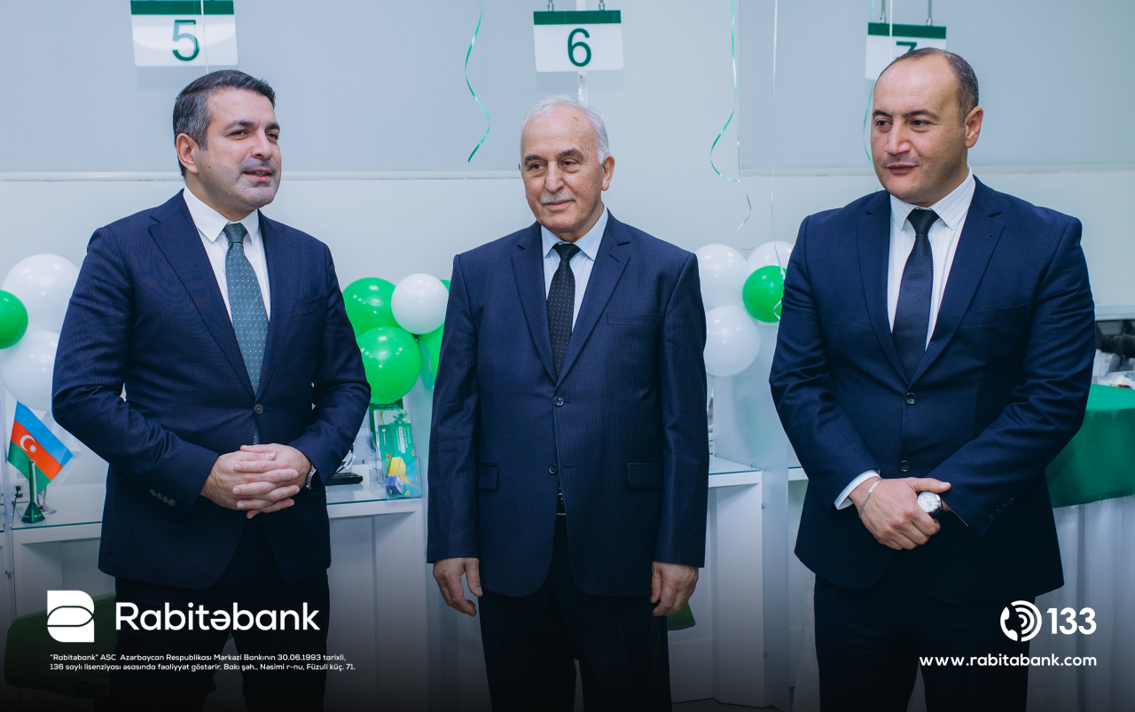 "Rabitəbank" yeni konseptli Naxçıvan filialının açılışını etdi - FOTOLAR