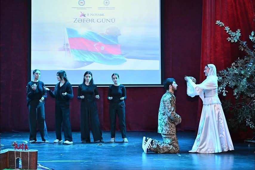 AƏSMA-da "Zəfər yolu" adlı tədbir keçirildi - FOTOLAR