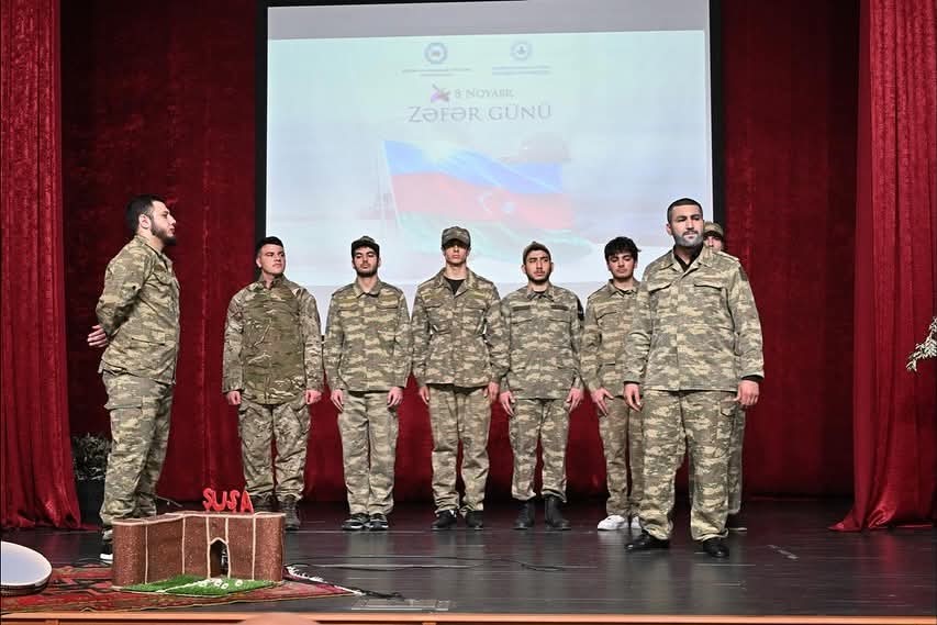 AƏSMA-da "Zəfər yolu" adlı tədbir keçirildi - FOTOLAR