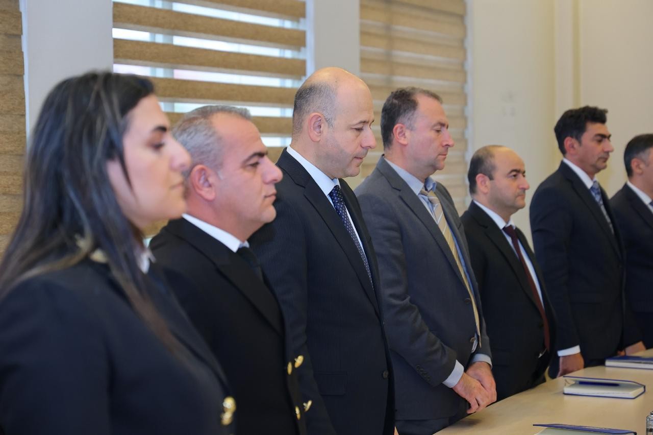 Dövlət Dəniz və Liman Agentliyində "Zəfər Günü"nə həsr olunan tədbir keçirildi - FOTOLAR