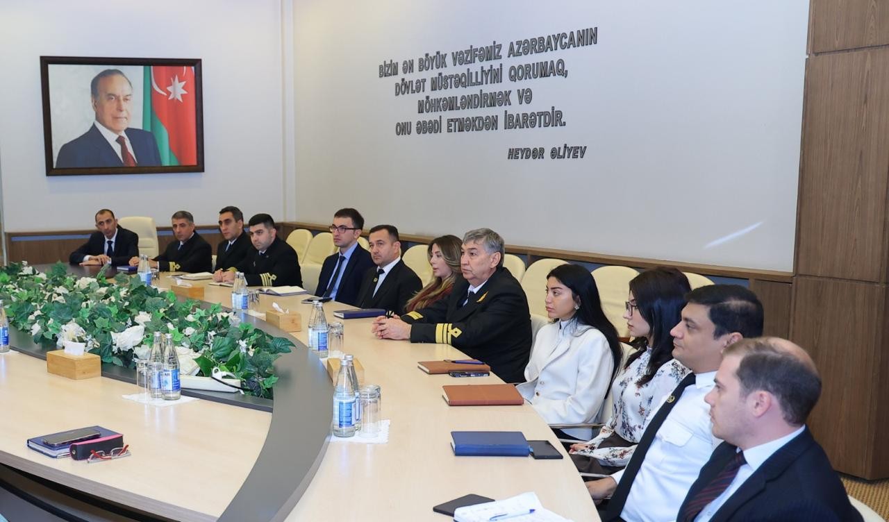 Dövlət Dəniz və Liman Agentliyində "Zəfər Günü"nə həsr olunan tədbir keçirildi - FOTOLAR