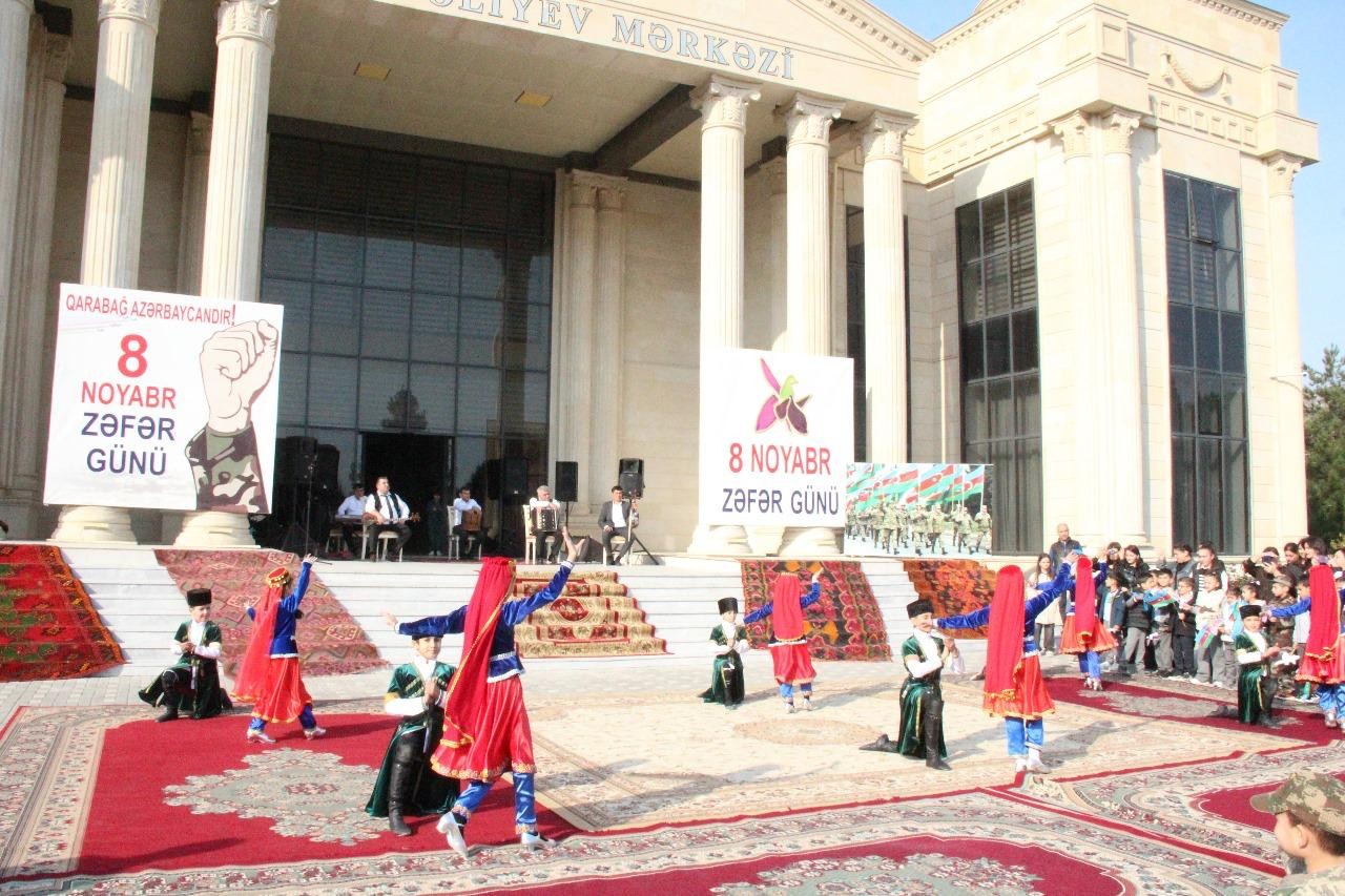 Goranboyda “Zəfər Günü” ilə bağlı ümumrayon tədbiri keçirildi - FOTOLAR